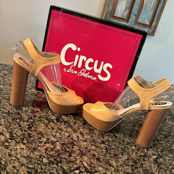 Sam Edelman Cosmo Naked open toe heel NIB 8.5 - Picture 6 of 11